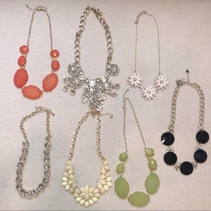 Lot 7 Necklaces J.Crew, Francesca's & Lulus